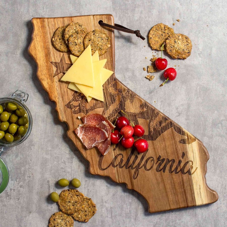 Totally Bamboo California Cutting Board - Rock & Branch Origins Series | Premium Bamboo Wood Cutting Board for Kitchen, Charcuterie & Serving | Eco-Friendly & Durable Chopping Board for Meat, Cheese & Vegetables