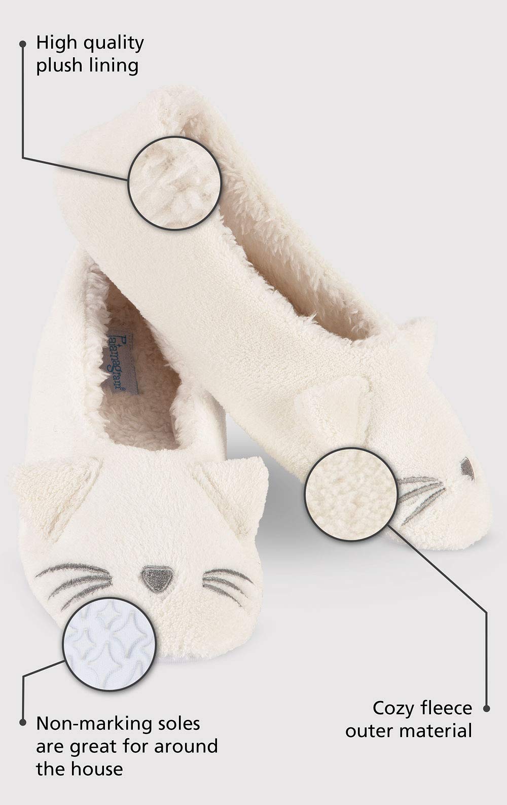 Cozy Cat Slippers for Women - Soft Plush House Shoes with Non-Slip Soles | Perfect for Relaxing at Home, Lounging & Gift Giving