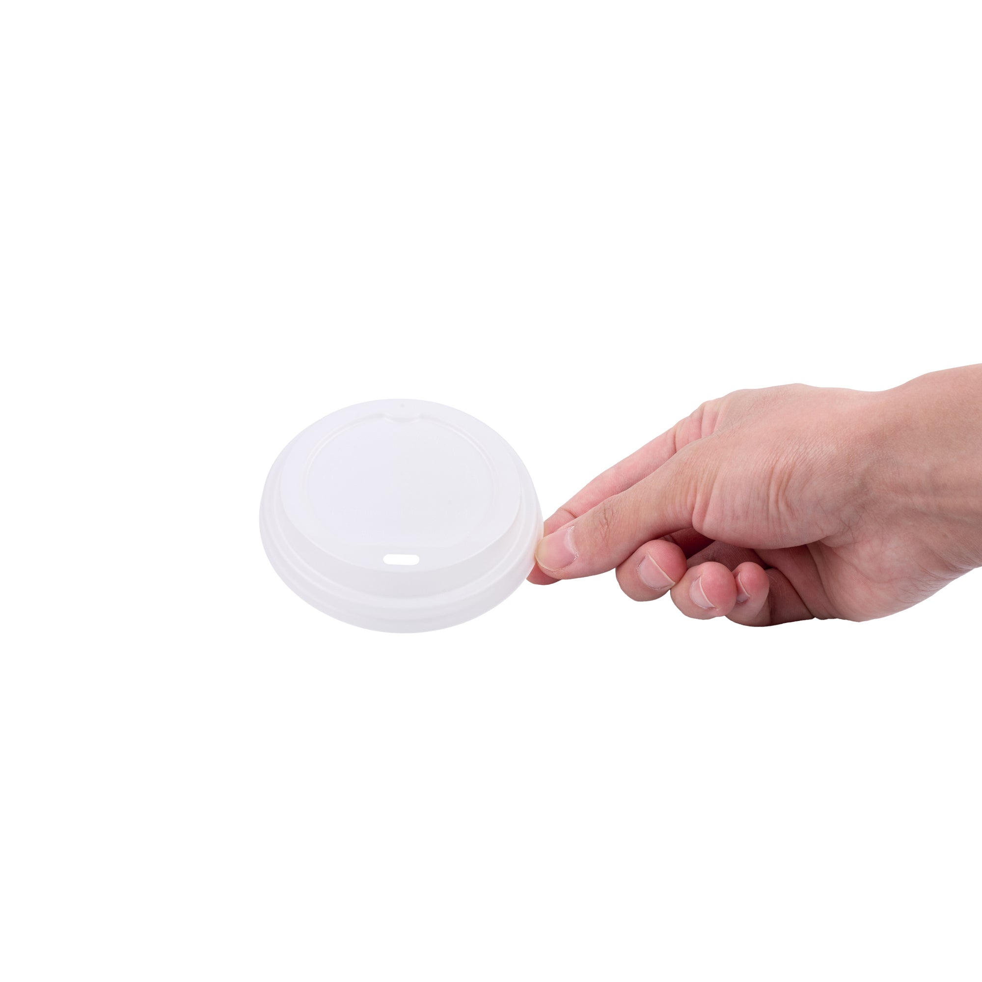 Eco-Friendly White PLA Compostable Coffee Cup Lids - Fits 8oz, 12oz, 16oz & 20oz Cups - 500 Count Bulk Box - Perfect for Coffee Shops, Cafés & Takeout Restaurants