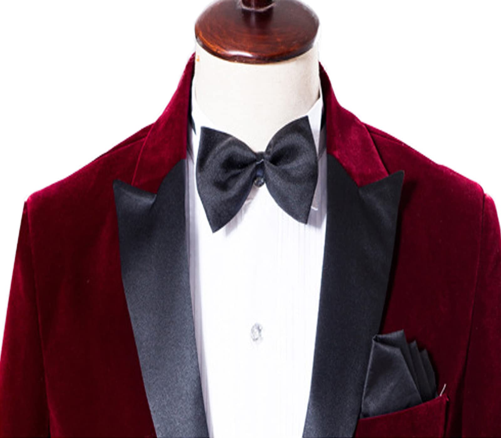 GATMSTZ Men's Formal Velvet Tuxedo Jacket - Single Button Peak Lapel Wedding Suit for Prom, Gala & Evening Events - Perfect for Weddings, Parties & Special Occasions