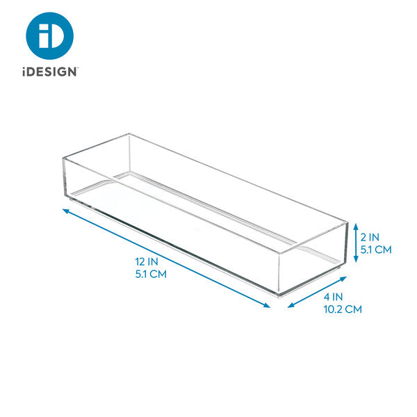 Clear Plastic Storage Organizer Box - 4