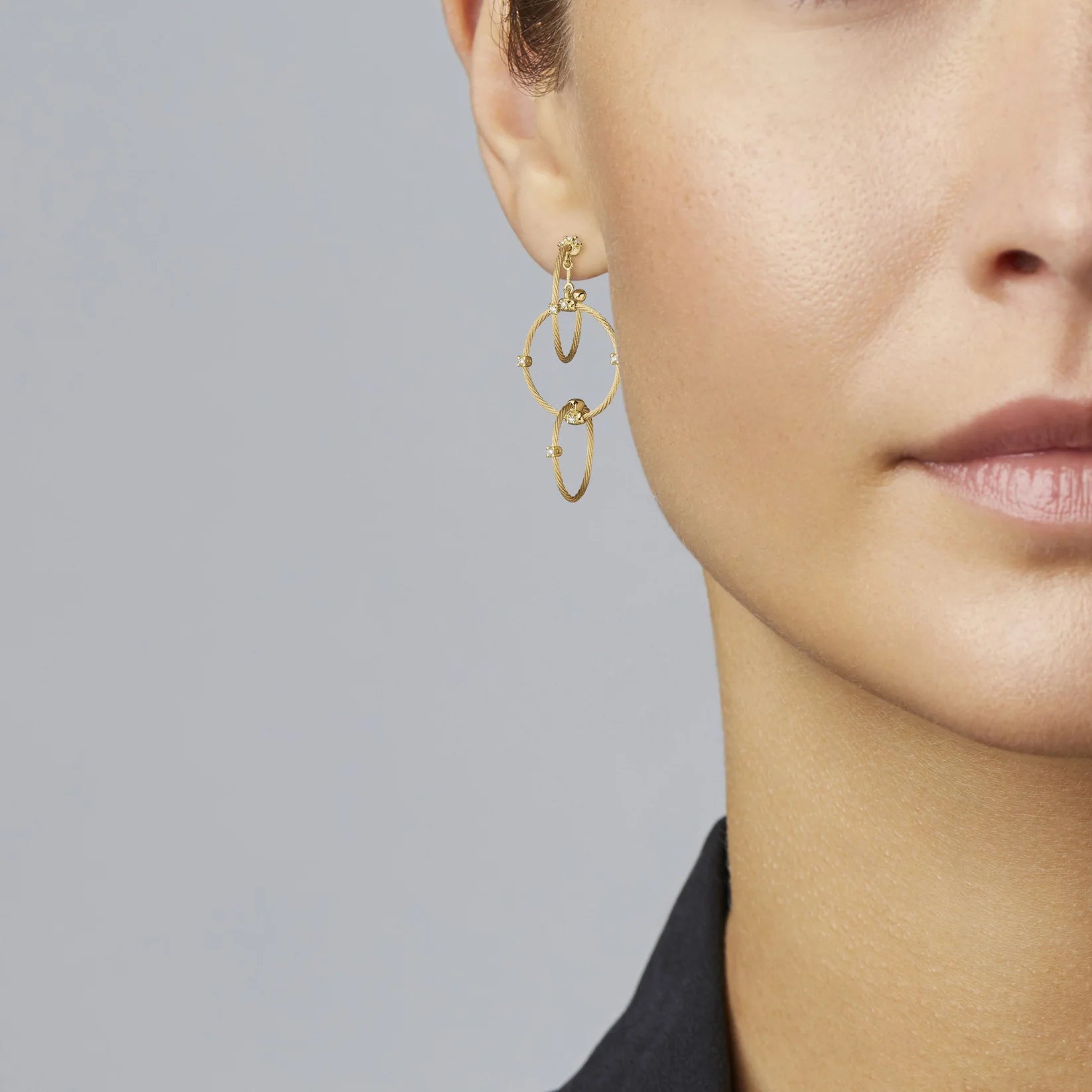 Paul Morelli Triple Rain Chain Diamond Earrings - 14K Gold Dangle Earrings for Women | Elegant Luxury Jewelry Gift for Anniversary, Wedding & Special Occasions