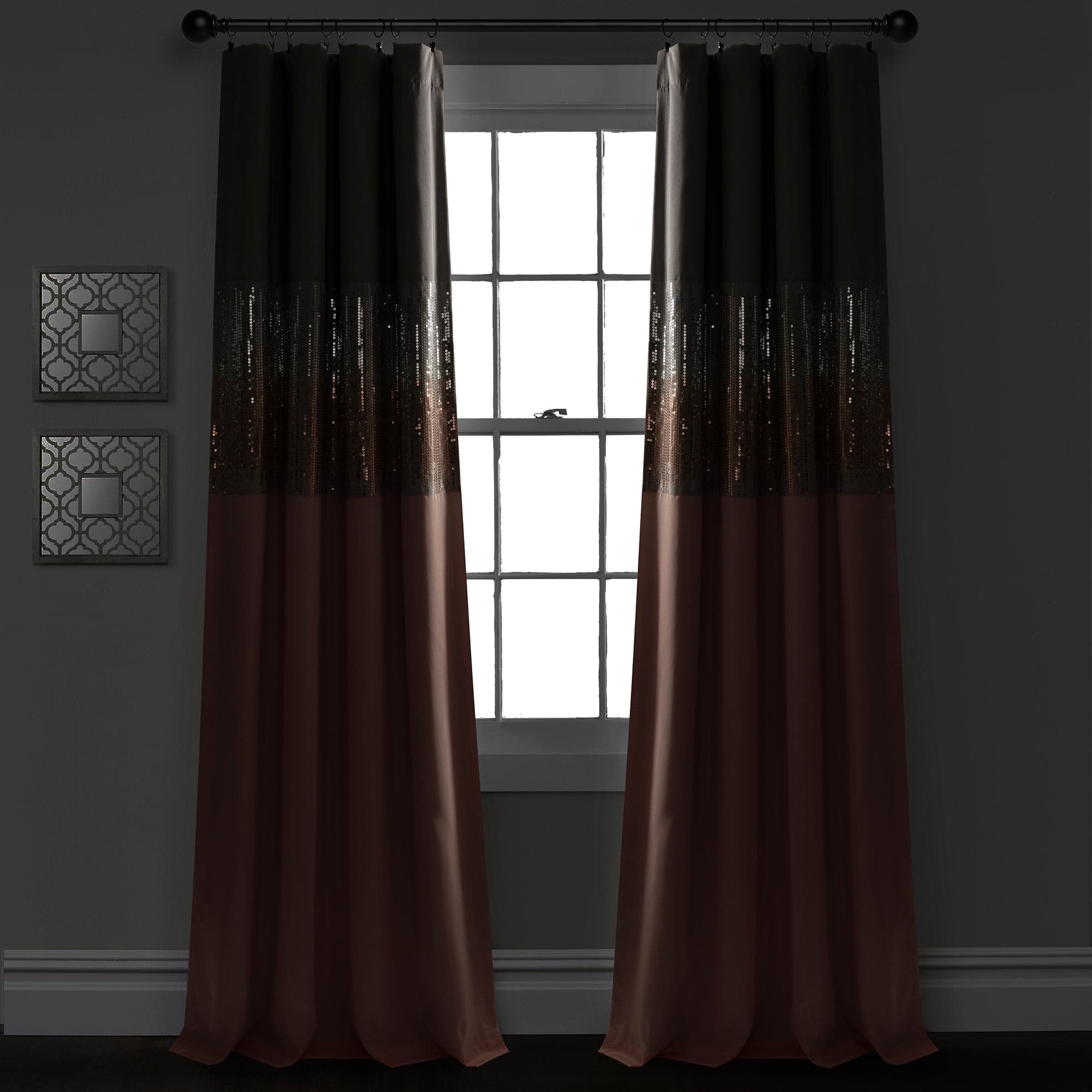 Night Sky 100% Blackout Window Curtain Panel - Thermal Insulated Room Darkening Drapes for Bedroom, Nursery & Home Theater - Blocks Light & Noise for Better Sleep