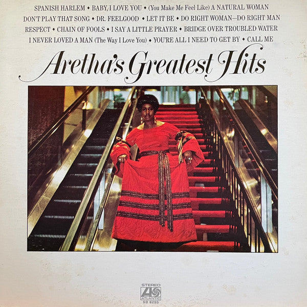 Aretha Franklin's Greatest Hits LP Vinyl Record - Compilation, Reissue, Press (VG Condition) - Perfect for Vintage Music Collectors & Soul Enthusiasts