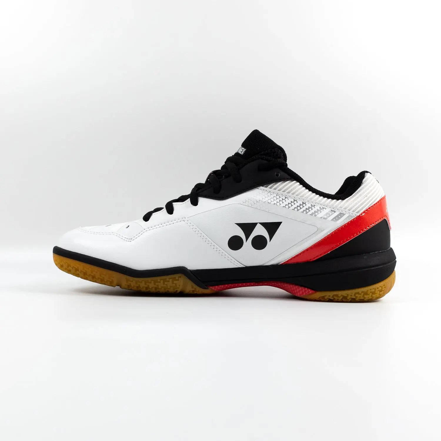 Yonex Power Cushion 65 Z3 Men's Badminton Shoes - White/Red - Lightweight Cushioned Court Shoes for Indoor Sports & Training