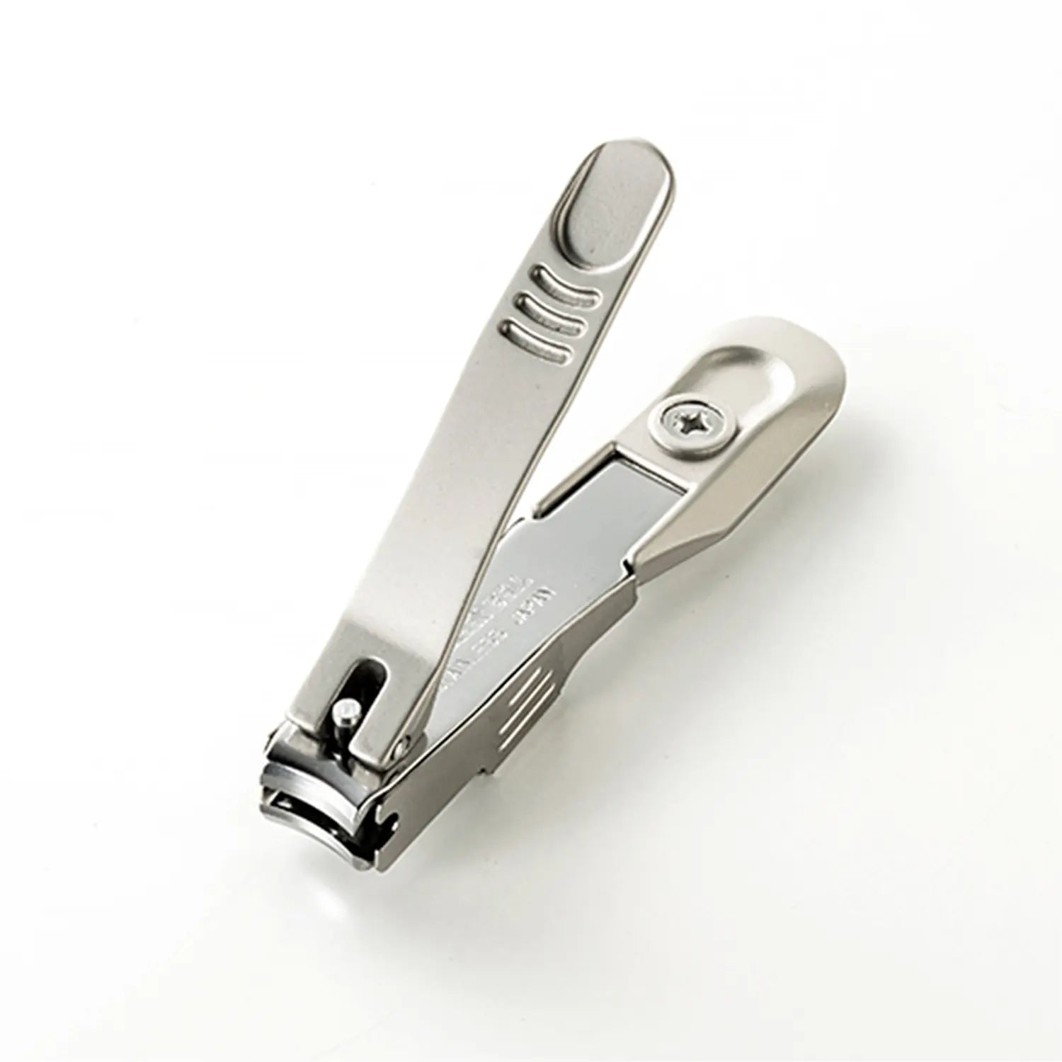 Premium Stainless Steel Nail Clipper with Nail Catcher - Green Bell Compact Nail Trimmer for Travel, Home & Salon Use