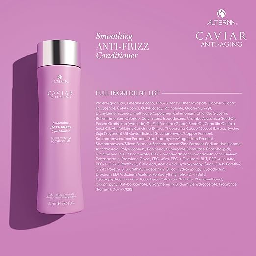 Alterna Caviar Anti-Aging Anti-Frizz Conditioner - 8.5 oz (250ml) for Dry, Damaged Hair - Hydrating & Smoothing Hair Treatment for Salon-Quality Results at Home