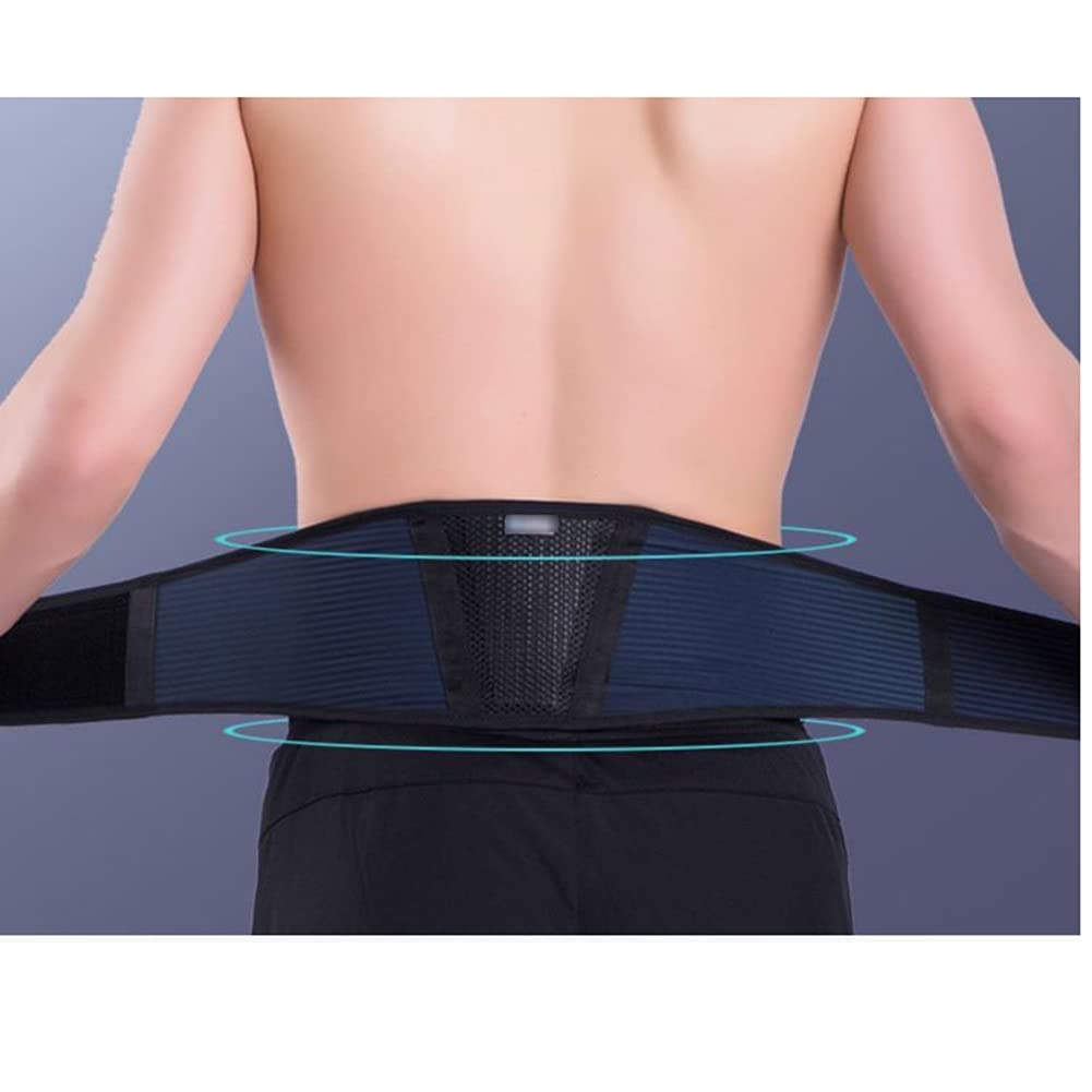 Men's Waist Trimmer Belt for Weight Loss & Tummy Toning - XL Size, Black - Workout, Slimming, Body Shaper for Gym & Sports