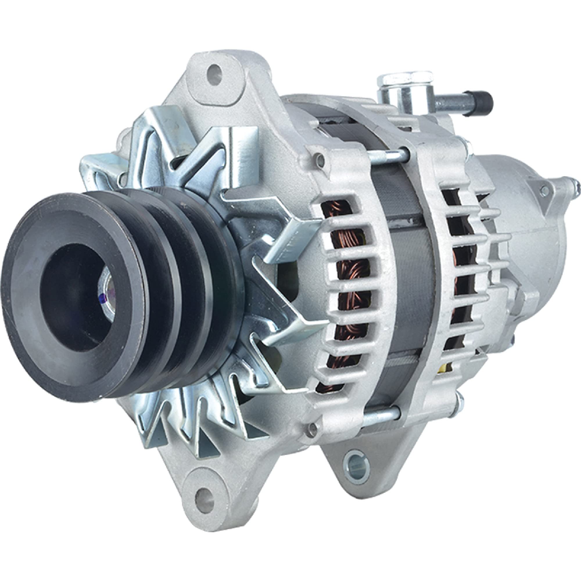 DB Electrical ROTA0201 24V 80A Alternator Replacement for Isuzu 4HF1 Engine - Compatible with LR280-501, LR280-506, LR280-508 - Internal Fan & Regulator - Perfect for Heavy-Duty Trucks & Commercial Vehicles