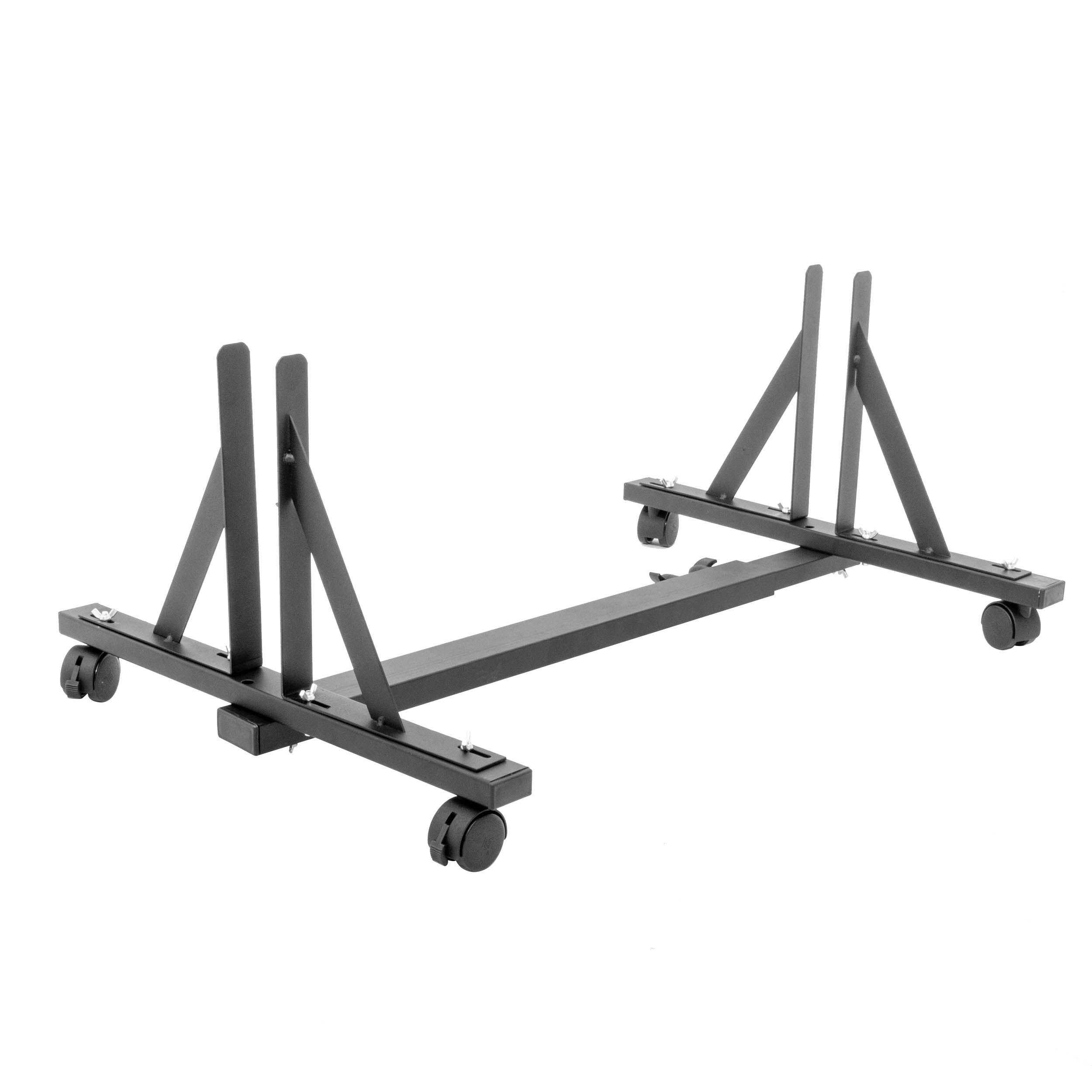 Heavy Duty Steel Polyboard Stand with Wheels - Mobile Storage Rack for Warehouses, Garages & Retail Stores