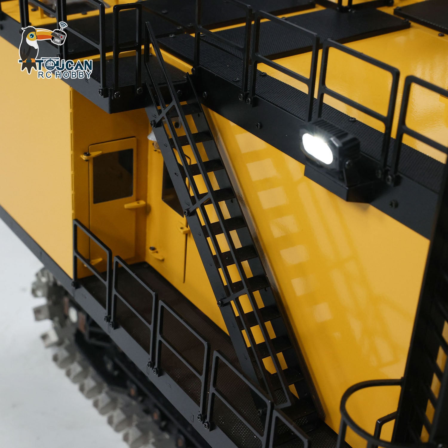 1/25 Scale Metal Electric Rope Shovel RC Excavator Model - Heavy Duty Mining Equipment with Radio Control System (ST8 PL18EV RTR/PNP) - Perfect for Construction Simulation, Mining Display, and RC Hobby Enthusiasts