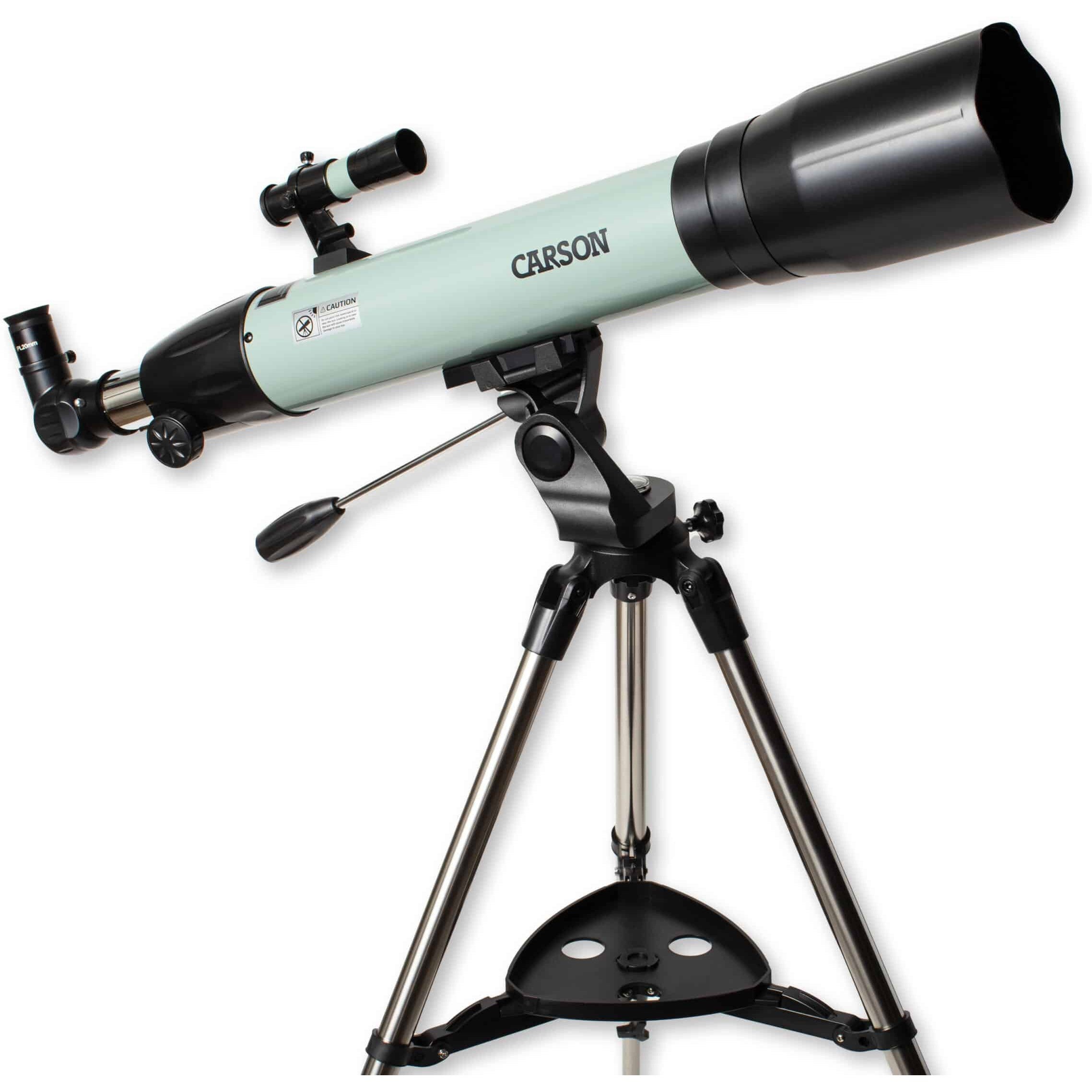 Carson 80mm Stara Series Refractor Telescope (SR 200) - Portable Astronomy Telescope for Adults & Kids, Perfect for Stargazing, Bird Watching & Outdoor Adventures