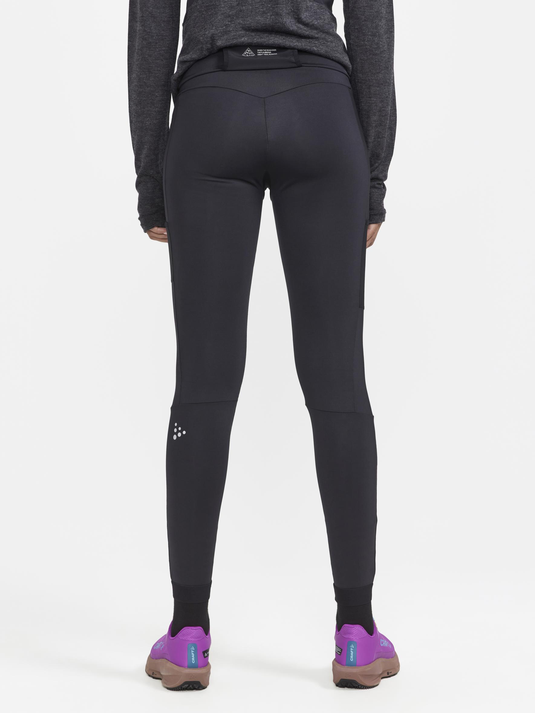 Women's High-Performance PRO Trail Running Tights - Moisture-Wicking, Breathable & Stretchable for Outdoor Hiking, Jogging & Fitness Workouts