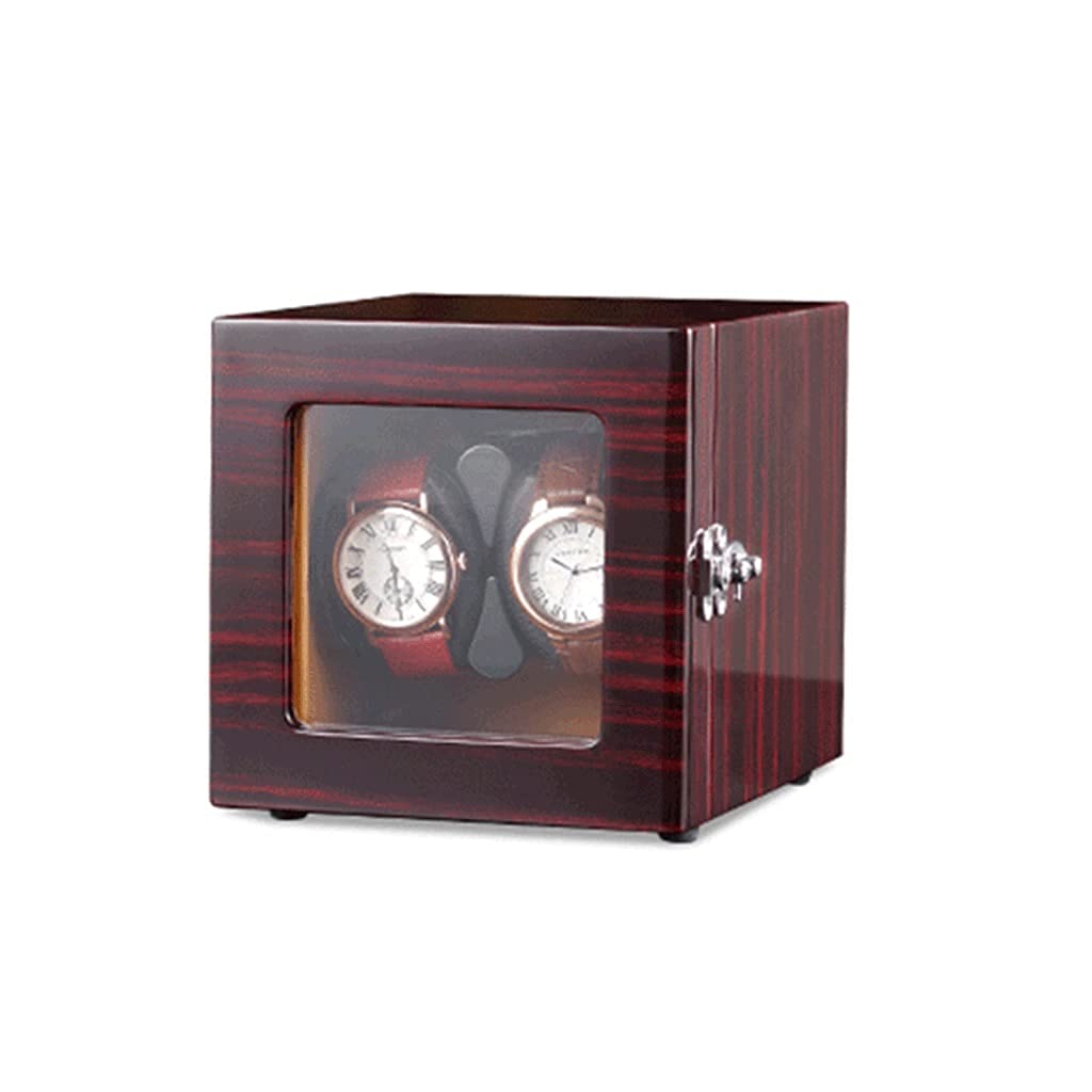 Premium Watch Winder with Ultra Quiet Motor - 4 Rotation Modes, Soft Plush Pillow for Automatic Watches (Men & Women) | Perfect for Automatic Watch Storage & Display in Home/Office