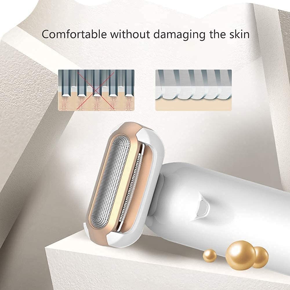 Electric Rechargeable Razor Foil Shaver for Women - Cordless & Waterproof Hair Removal Trimmer for Wet & Dry Use - Perfect for Legs, Underarms & Bikini Line