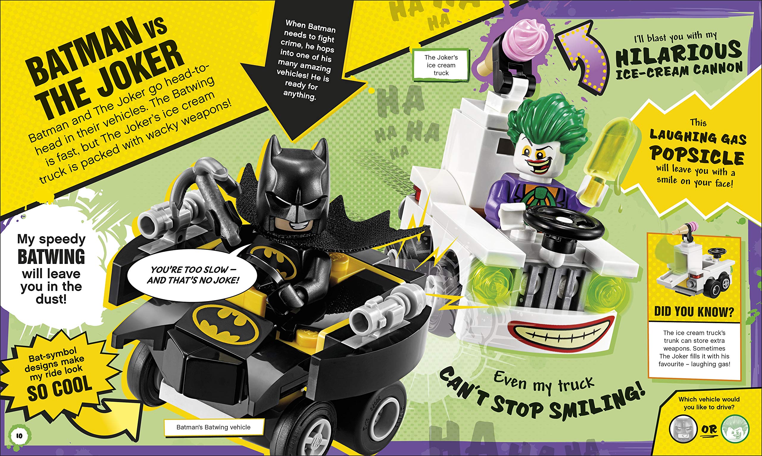 LEGO Batman vs The Joker Building Set with 2 Minifigures - Superhero Toy for Kids & Collectors - Perfect for Playtime, Display & DC Comics Fans