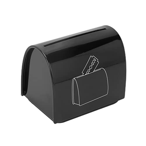 Sealed Blade Disposal Case - Durable & Recyclable Safety Container for Used Razor Blades | Safe Storage for Shaving, Crafting & Medical Blades at Home or Salon