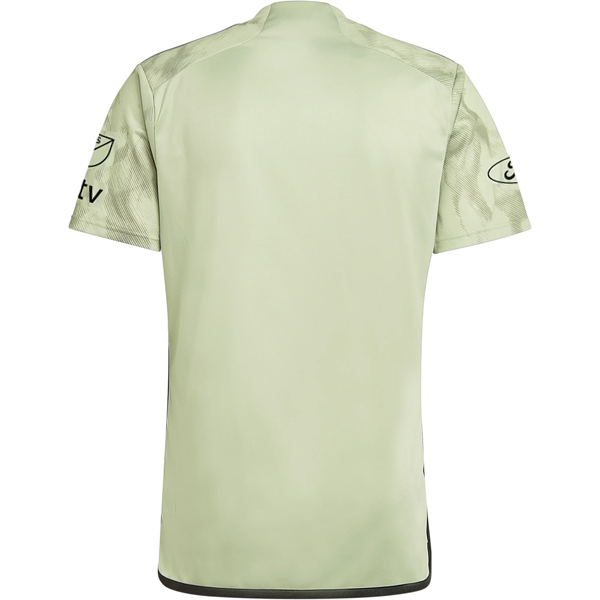 Adidas LAFC Away Jersey 2024/25 with MLS & Apple TV Patches - Magic Lime Soccer Shirt for Men | Official Authentic Football Uniform for Fans & Players | Perfect for Match Day, Training & Casual Wear