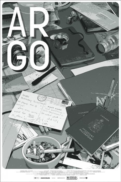Argo Matthew Woodson Vintage Movie Poster - Classic Film Wall Art Decor for Living Room, Home Theater & Office