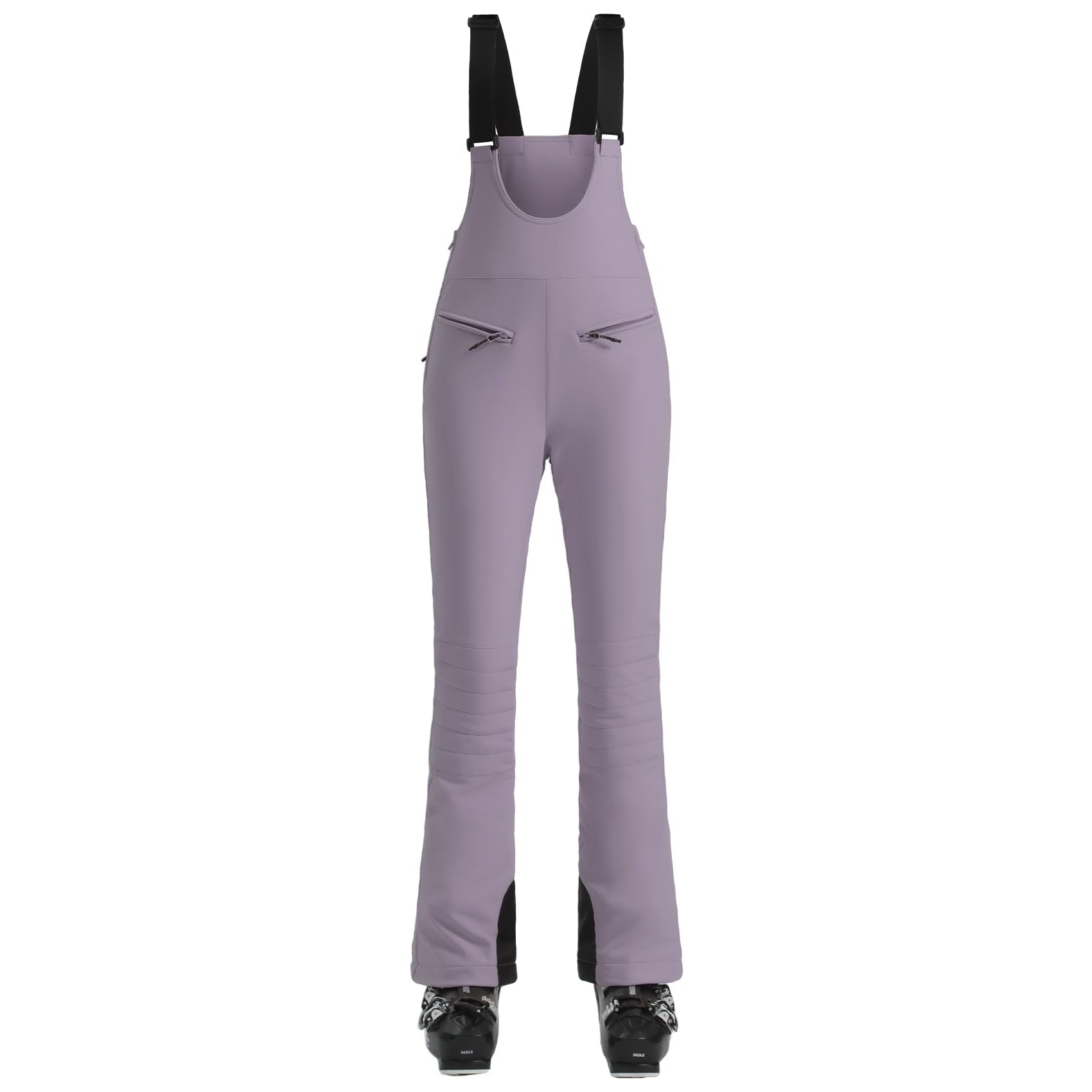 GSOU SNOW Women's Ski Bibs - Insulated Waterproof Snow Pants for Skiing & Snowboarding | Windproof Winter Overalls for Warmth & Comfort | Perfect for Alpine Sports & Cold Weather Adventures