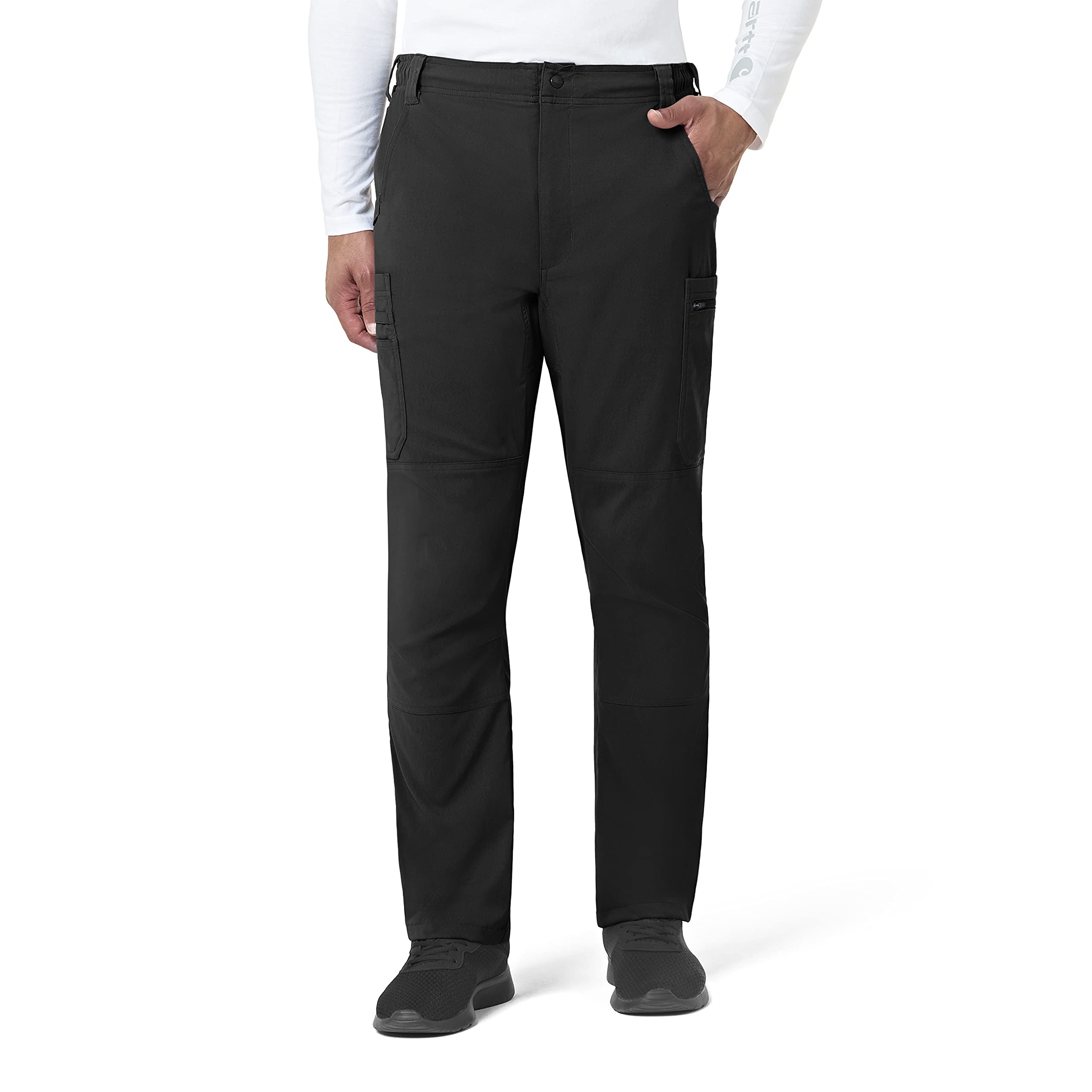 Carhartt Men's Straight Leg Cargo Scrub Pants - Durable Medical Work Pants for Doctors & Nurses - Comfortable Healthcare Uniform for Hospital & Clinic Shifts
