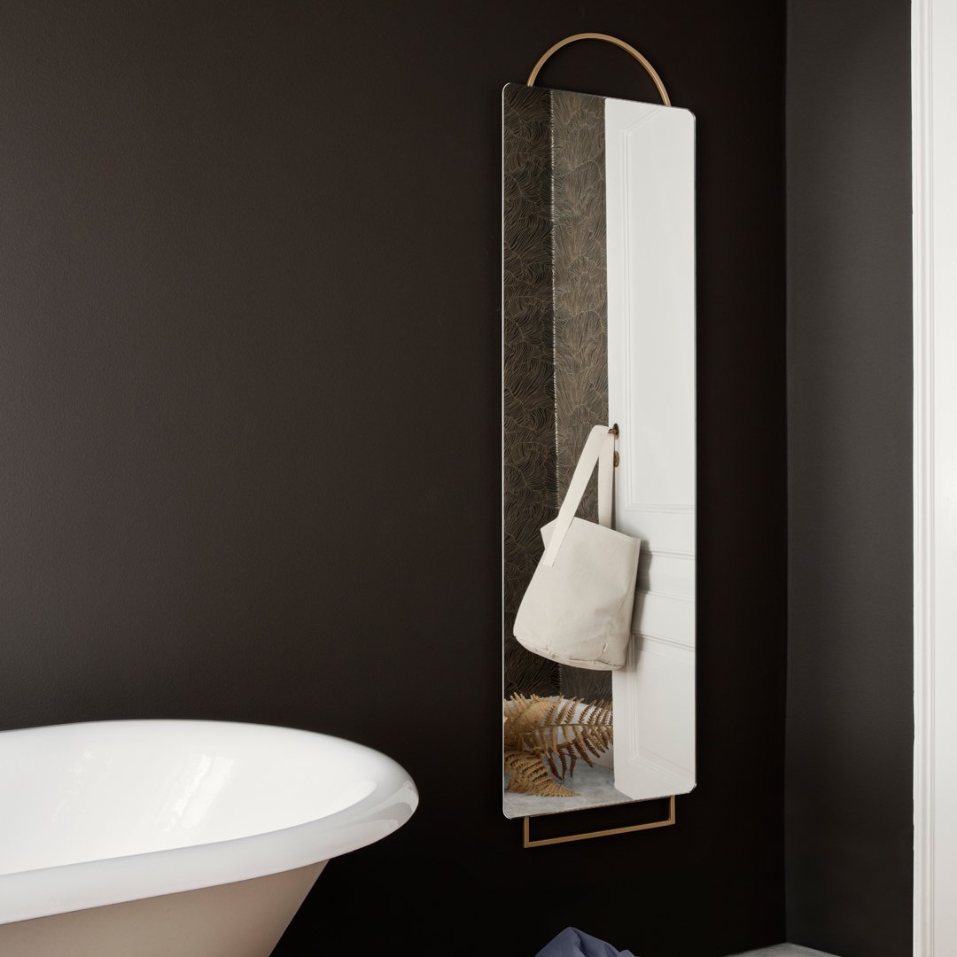 Ferm Living Adorn Mirror - Modern Decorative Wall Mirror for Living Room, Bedroom & Entryway - Stylish Home Decor & Functional Mirror for Vanity, Hallway & Dressing Area