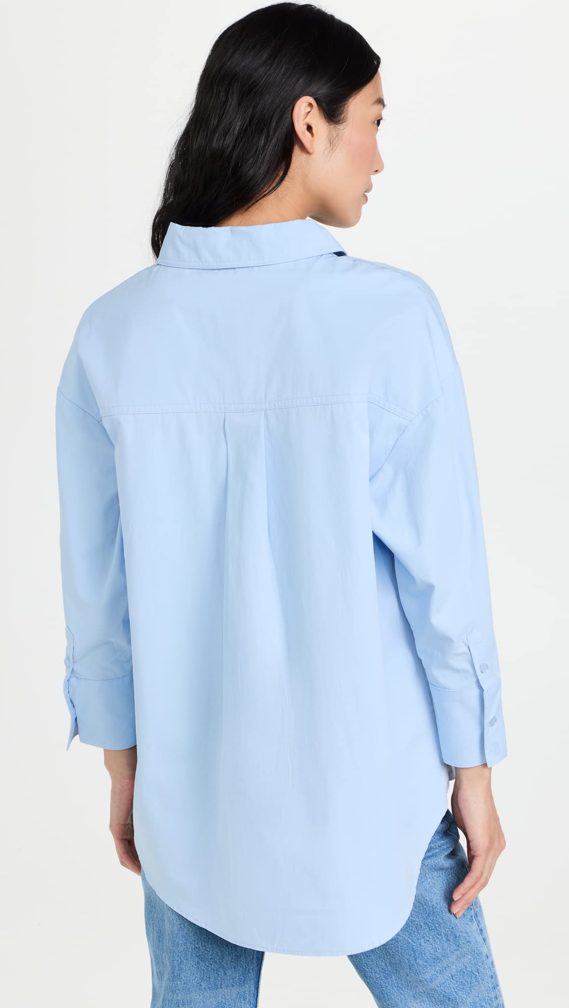 ANINE BING Women's Mika Shirt - Stylish Button Down Blouse for Work & Casual Wear | Perfect for Office, Date Night & Everyday Outfits