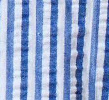 Royal & Navy Seersucker Chase Shirt - Breathable Summer Casual Button Down for Men | Perfect for Beach Outings, Picnics & Outdoor Events