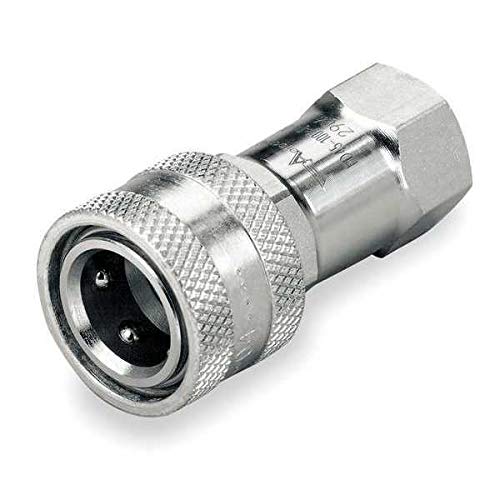 3/4-14 Steel Coupler Body - 3/4 Inch Heavy Duty Pipe Fitting for Plumbing, Hydraulic Systems & Industrial Applications