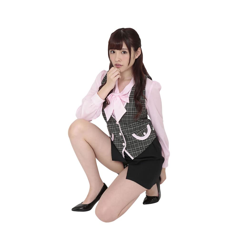 A&T Collection Women's Japanese Office Lady Costume - Elegant Business Formal Wear for Work, Cosplay & Halloween - Perfect for Office, Anime Conventions & Themed Parties