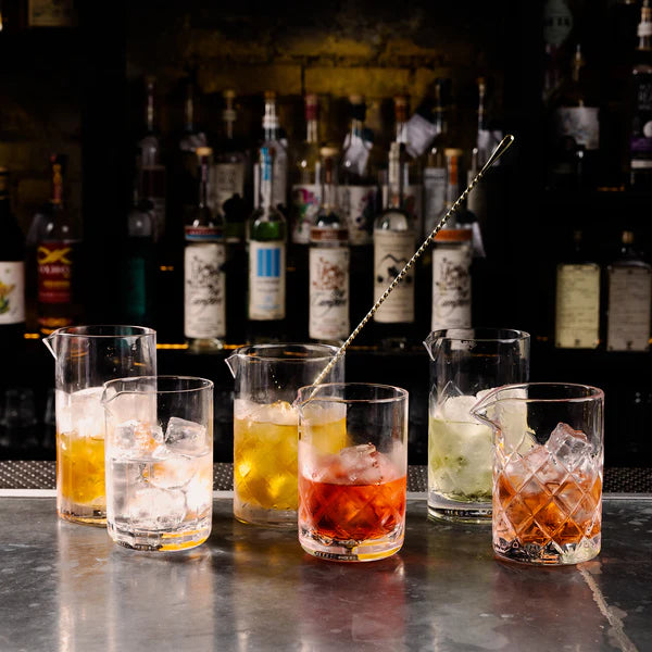 Cocktail Kingdom Seamless Yarai Mixing Glass with Tapered Base - Professional Bar Tool for Mixing Cocktails, Home Bartending & Entertaining