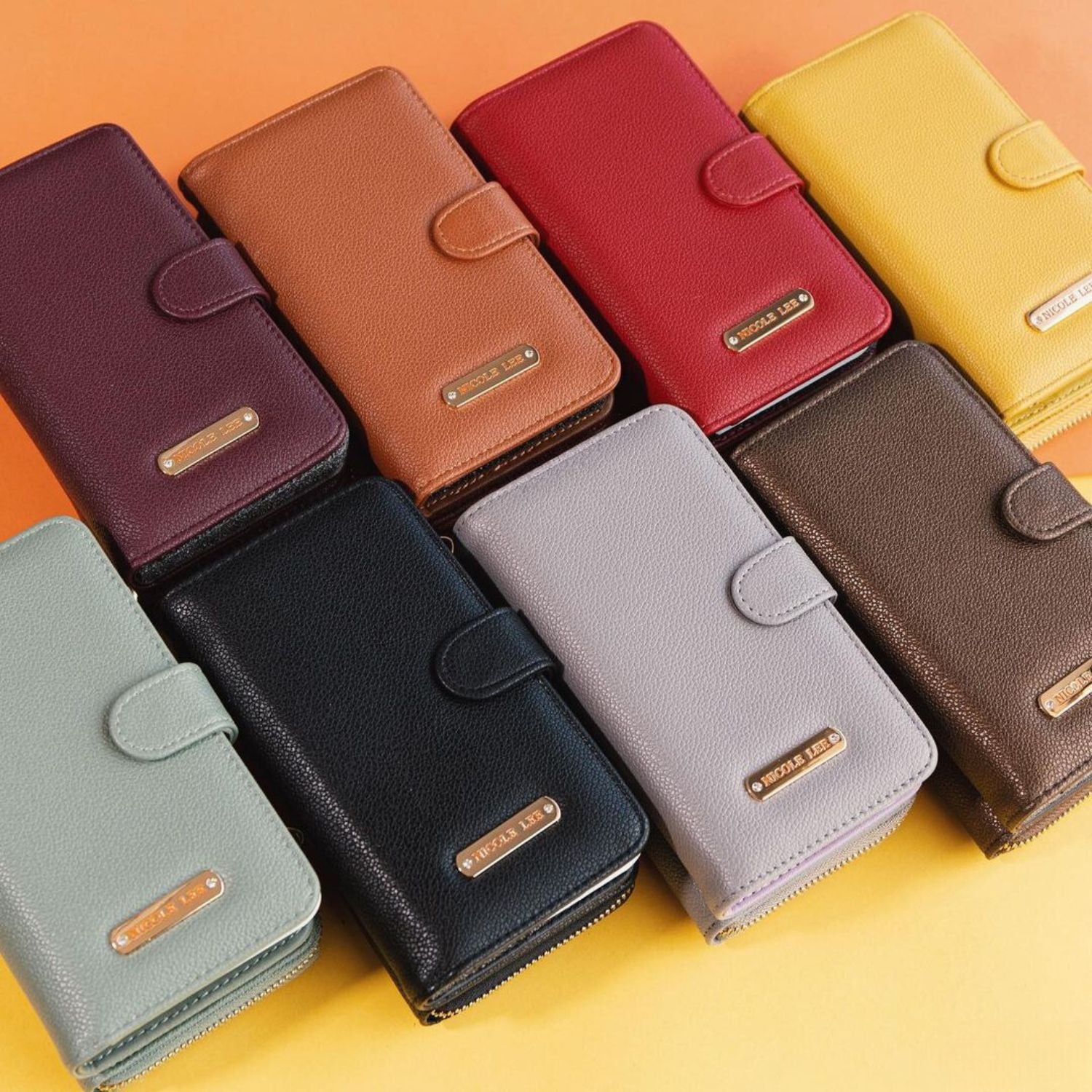 2-Piece Solid Phone Case with Crossbody Wallet - Stylish & Secure for iPhone & Samsung - Perfect for Travel, Shopping & Everyday Use