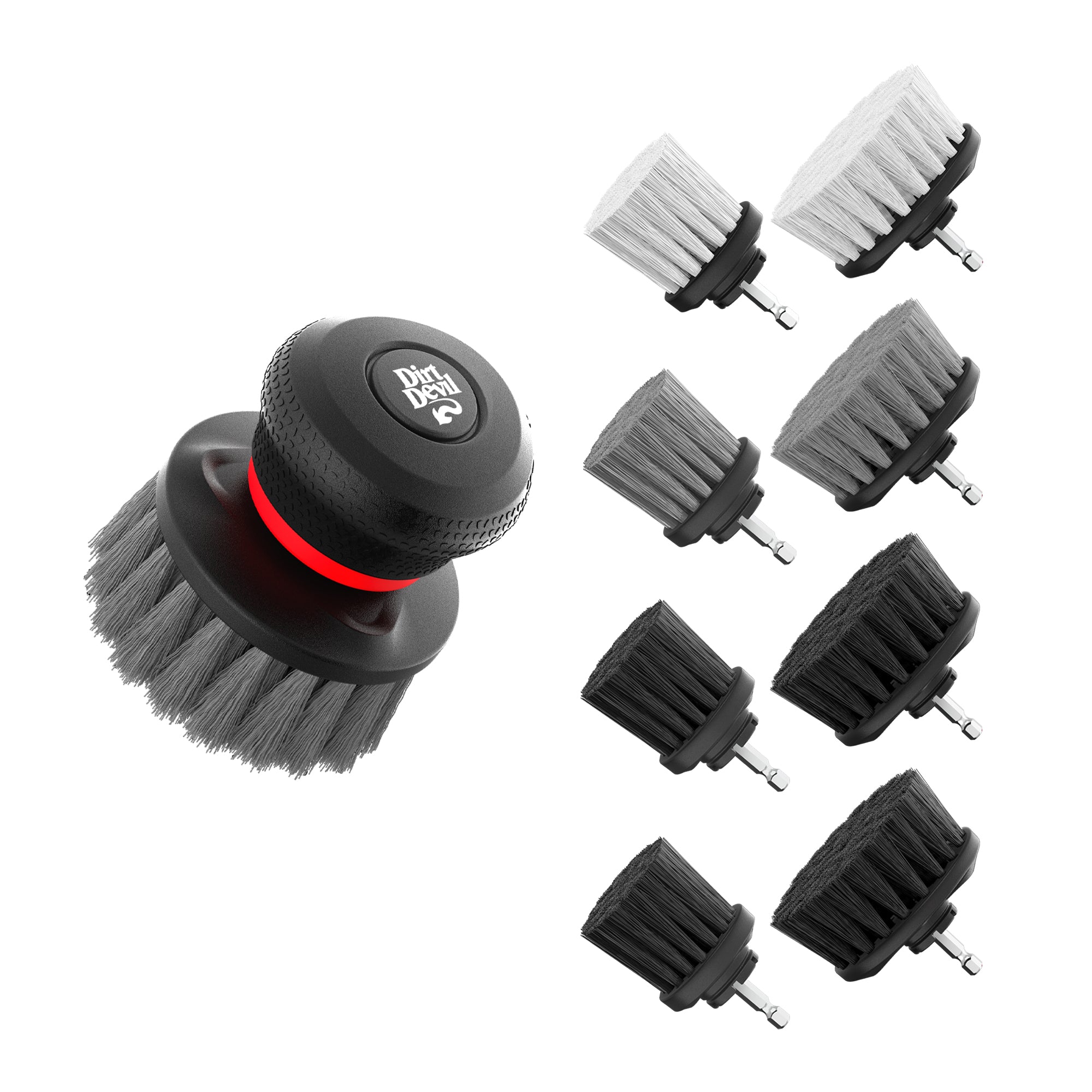 Ultimate Scrubber Bundle - Heavy Duty Cleaning Brushes for Kitchen, Bathroom & Outdoor Use - Perfect for Pots, Pans, Tiles & Grout Cleaning