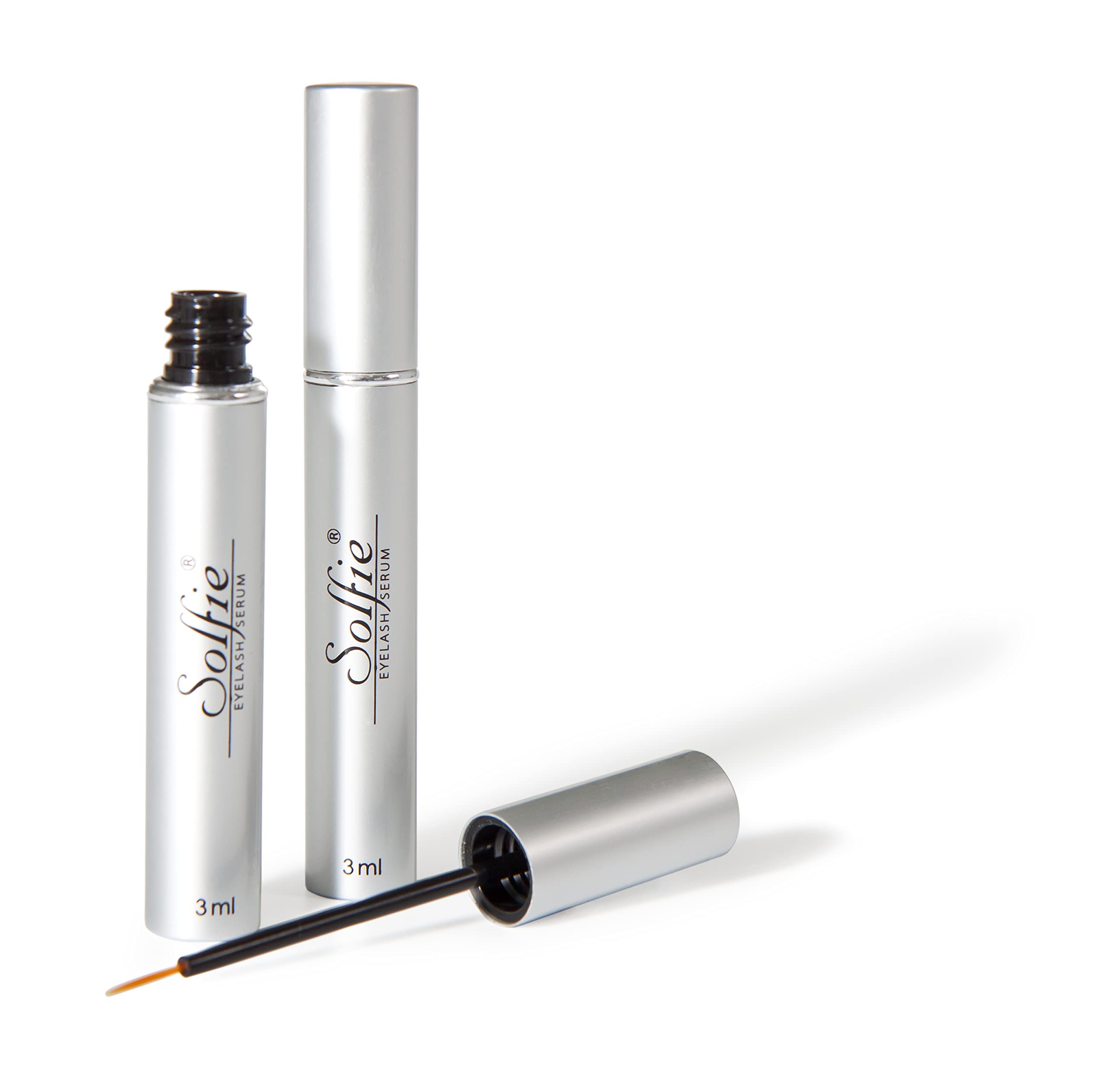Solfie Eyelash Growth Serum - 3ml Natural Lash Enhancer for Longer, Thicker Lashes | Perfect for Daily Use & Special Occasions