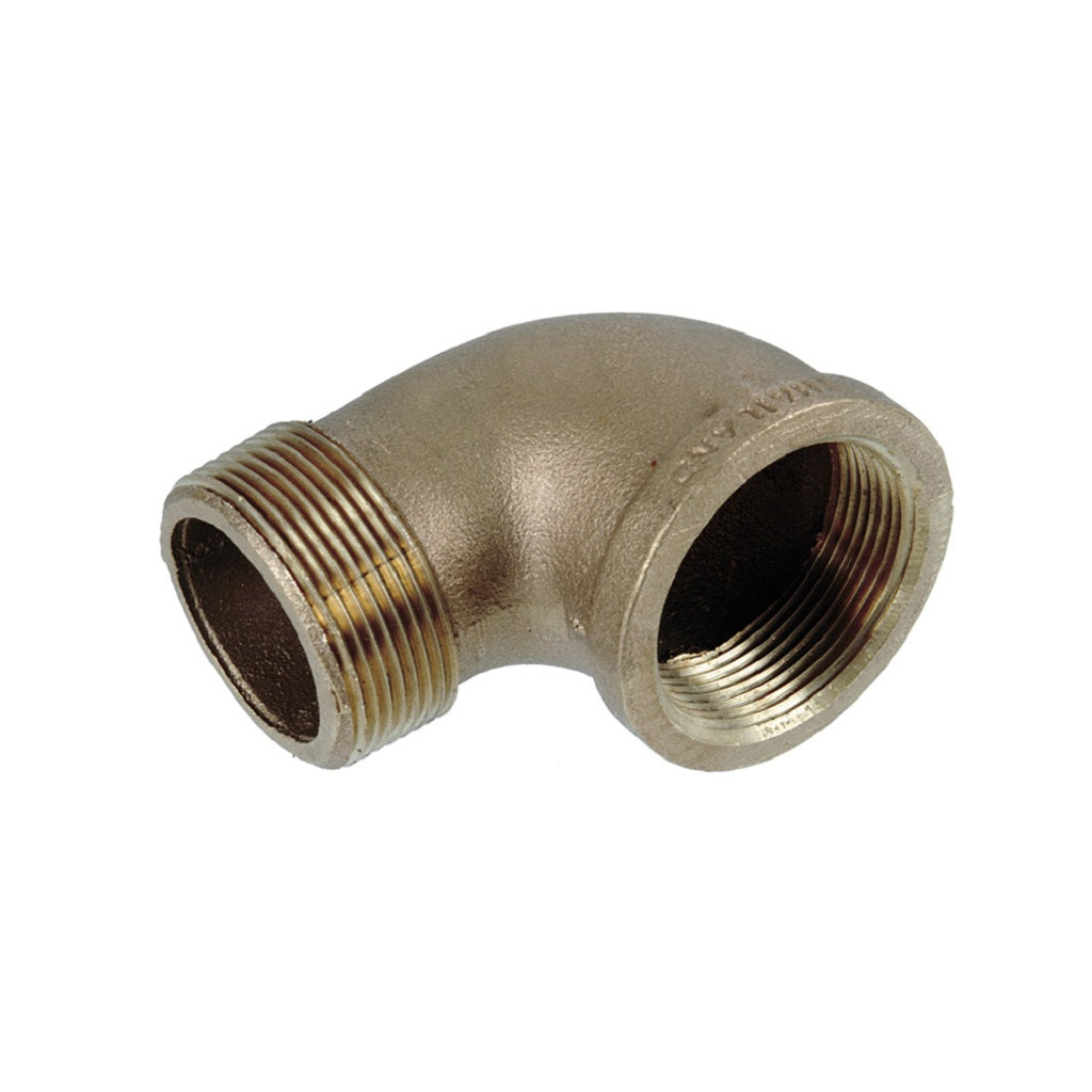 90 Degree Brass Street Elbow Fitting G1698B - Plumbing Connector for Water Supply, Gas Lines & DIY Projects - Perfect for Home Repairs, Irrigation Systems & Pipe Installations