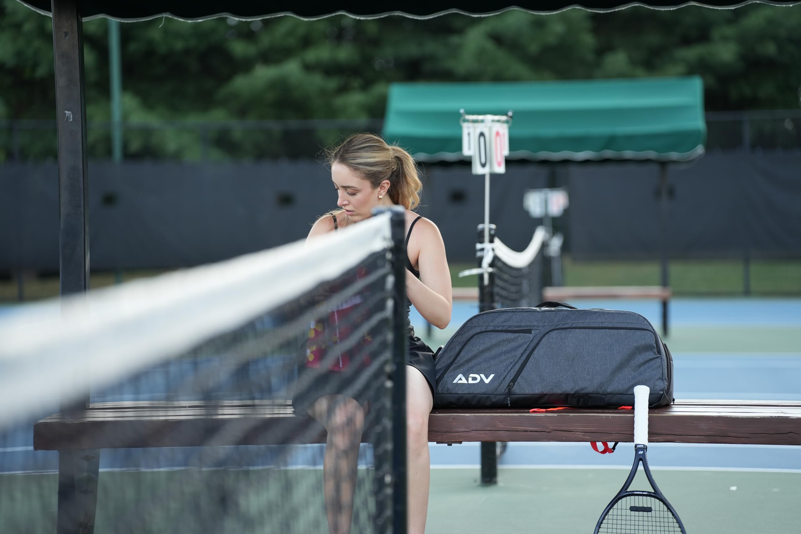 ADV Pro Tennis Bag V3 - Premium Tennis Racquet Backpack with Cooler Pocket, Ventilated Shoe Compartment & Sweat-Proof Storage | Perfect for Men & Women Players | Ideal for Tournaments, Practice & Gym Use