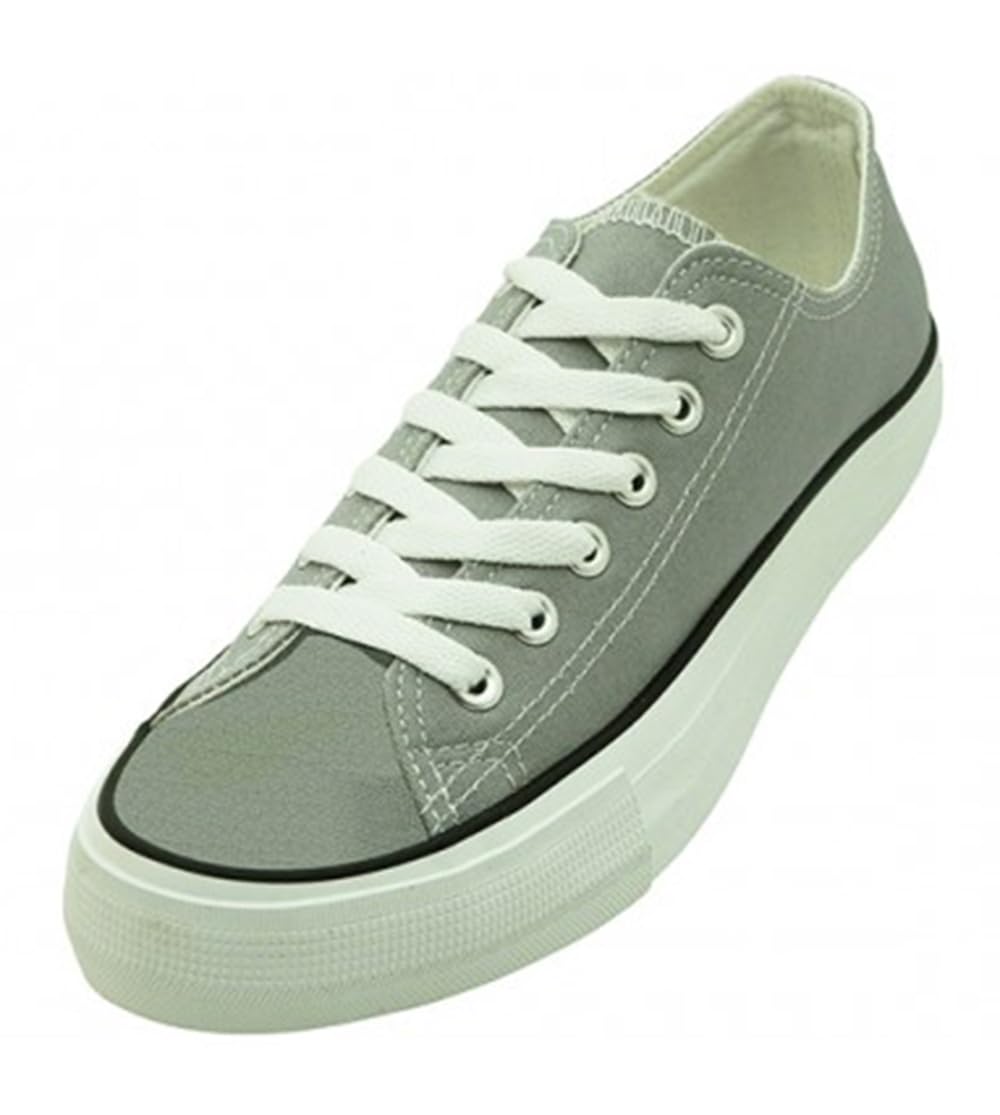 Women's Classic Lace-Up Canvas Oxford Sneakers - Comfortable Fashion Shoes for School & Casual Wear (Sizes Available) - Perfect for Students, Office & Everyday Outfits