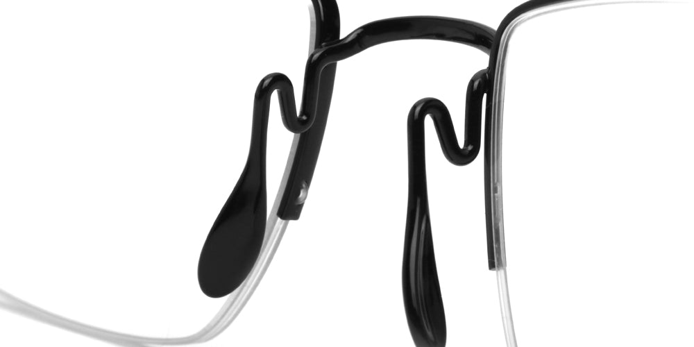 JINS SABAE IPPITSU Half Rim Glasses - Stylish & Lightweight Eyewear for Men & Women - Perfect for Reading, Working & Daily Use