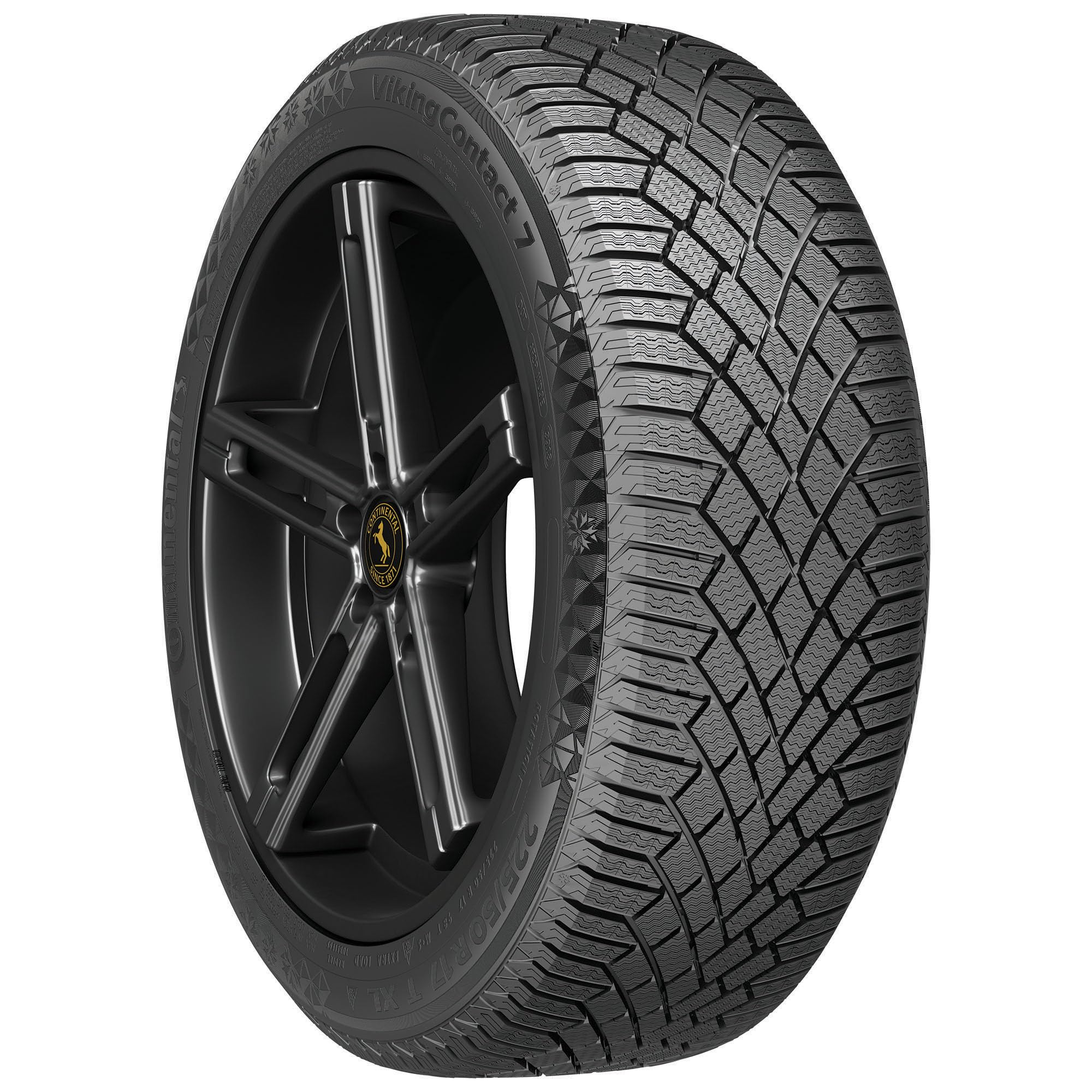 Continental VikingContact 7 Winter Tire 245/70R17 114T XL - Premium Snow & Ice Traction for SUVs, Trucks & Passenger Vehicles - Ideal for Winter Driving in Snowy & Icy Conditions