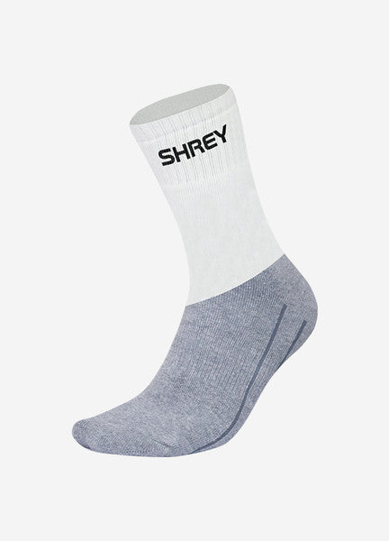 Shrey Original Performance Socks - 2 Pack - Moisture Wicking & Breathable Athletic Socks for Running, Hiking & Workout - Comfortable Sports Socks for Men & Women