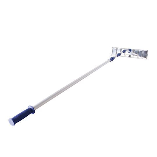 Snow Joe RJ205M Telescoping Snow Shovel Roof Rake - 21 Foot Adjustable Aluminum Pole for Roof Snow Removal | Winter Home Maintenance Tool for Gutters & Driveways