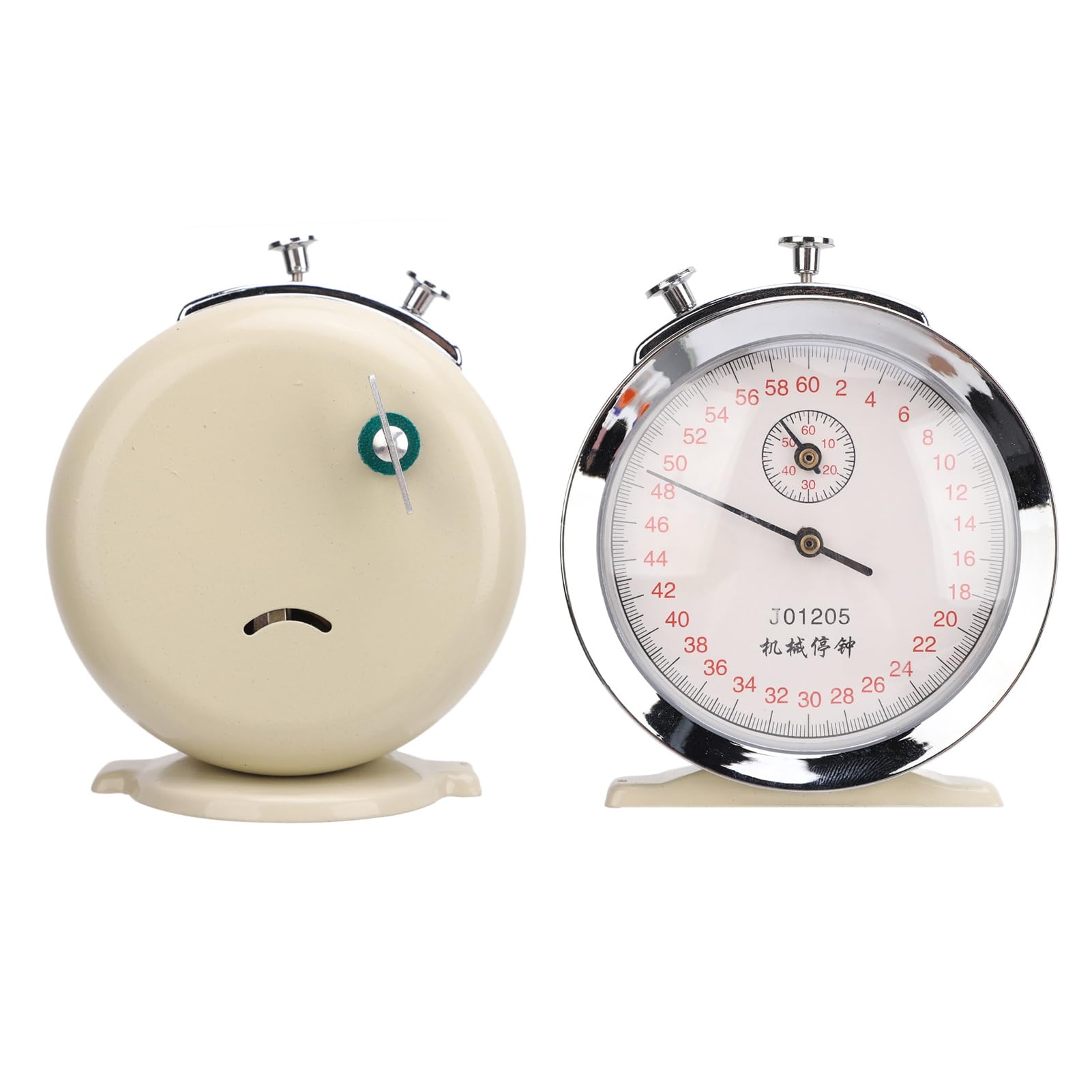 Pomya Professional Mechanical Stopwatch - 60 Second Round Dial with 0.2s Precision | Sports Timer for Running, Cycling & Physical Experiments | Handheld Chronograph for Athletes, Coaches & Science Labs
