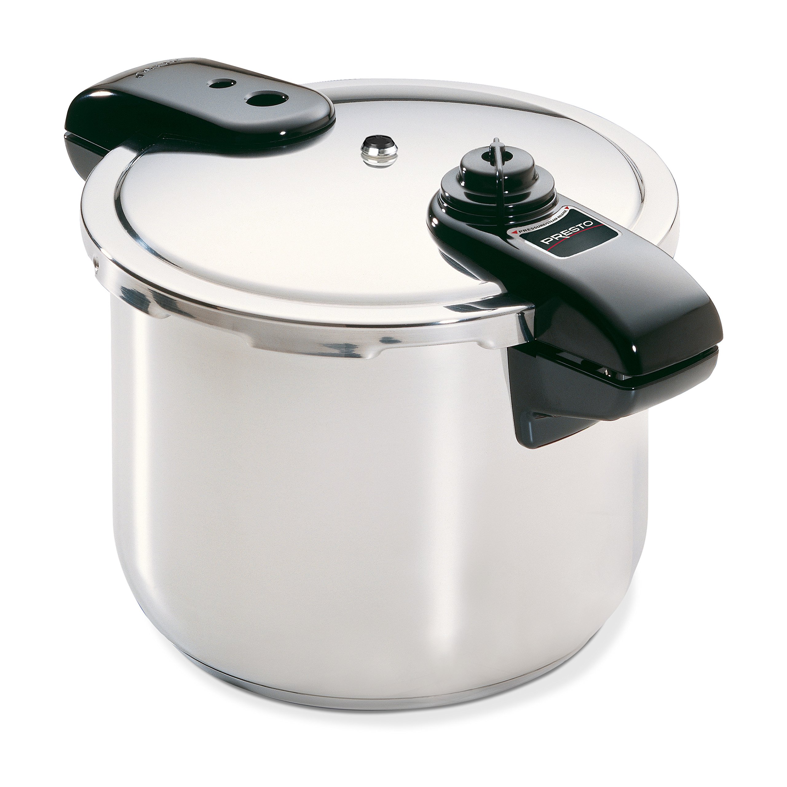Presto 01370 8-Quart Stainless Steel Pressure Cooker - Fast & Safe Cooking for Soups, Stews & Meals | Perfect for Home Chefs & Meal Prep