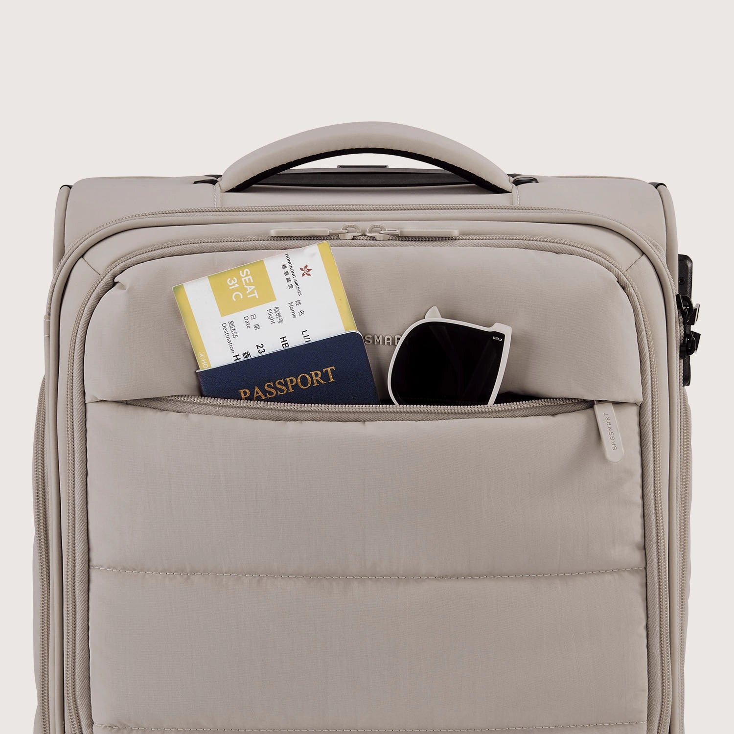 Bagsmart 16-Inch Personal Item Carry-On Luggage - Perfect for Air Travel, Weekend Getaways & Business Trips