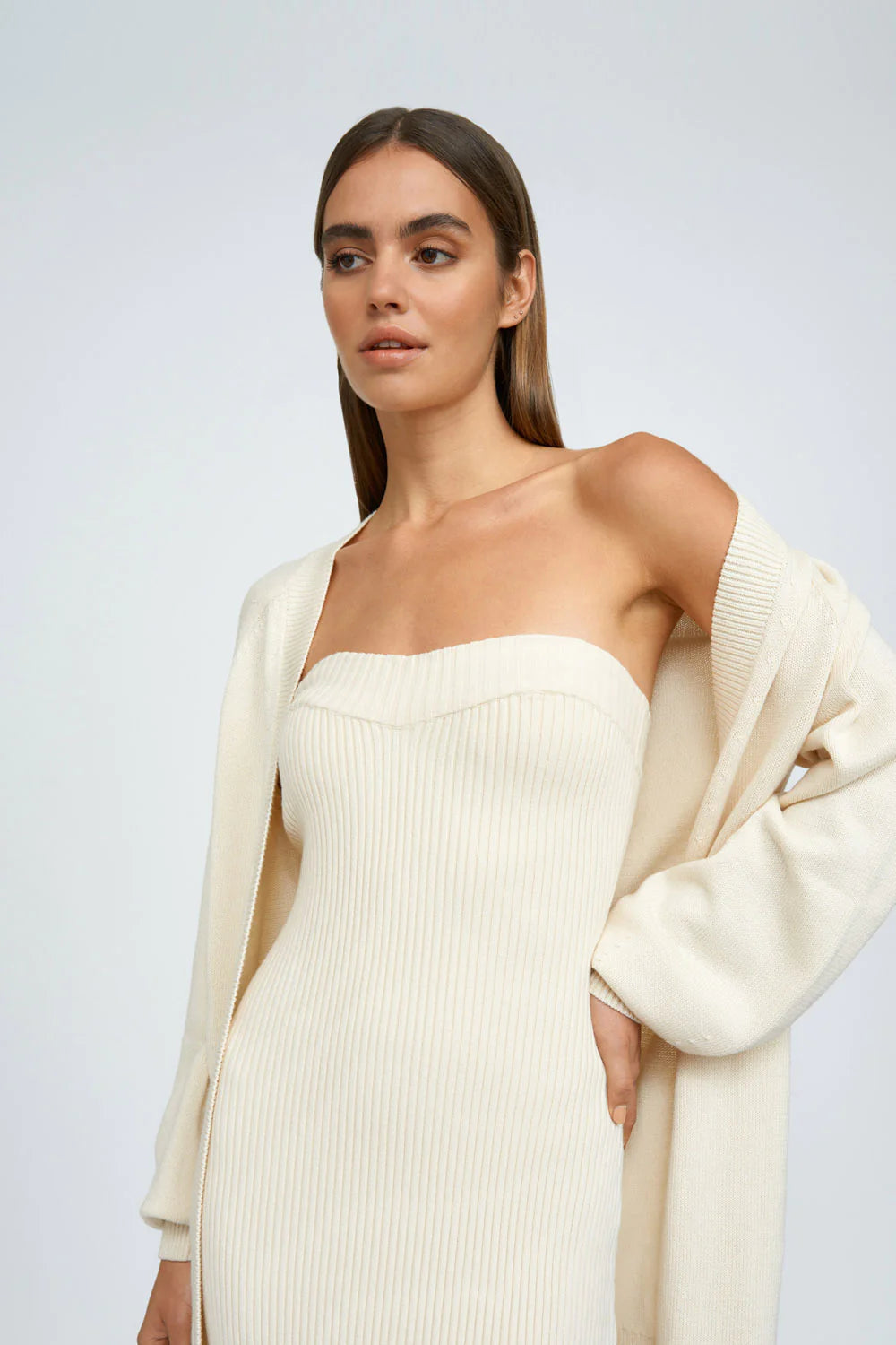 Luxury Cashmere Cotton Cardigan for Women - Soft & Comfortable Knit Sweater - Perfect for Office, Travel & Casual Wear