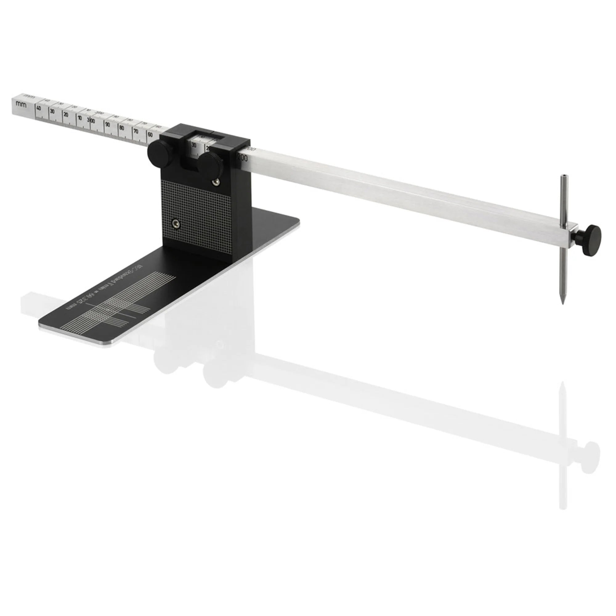 Clearaudio IEC Cartridge Alignment Gauge for Turntable - Precision Phono Cartridge Protractor Tool for Vinyl Record Player Setup & Calibration - Perfect for Audiophiles & DJs