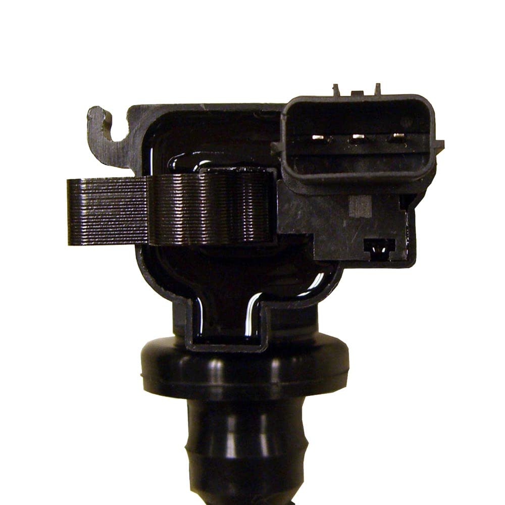 High Performance OEM Ignition Coil & Platinum Spark Plugs Set (1 Coil + 2 Plugs) Compatible with 1997-2008 Dodge Chrysler Models - Replacement for Standard UF295 & Denso 4503 - Improves Engine Power & Fuel Efficiency