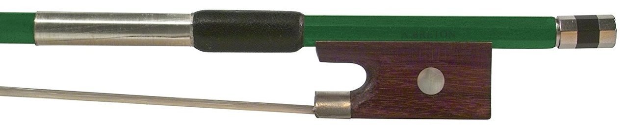 Anton Breton AB 110GN Brazilwood 4/4 Violin Bow for Students - Premium Green Bow for Beginners | Perfect for School Orchestras, Music Lessons & Practice Sessions