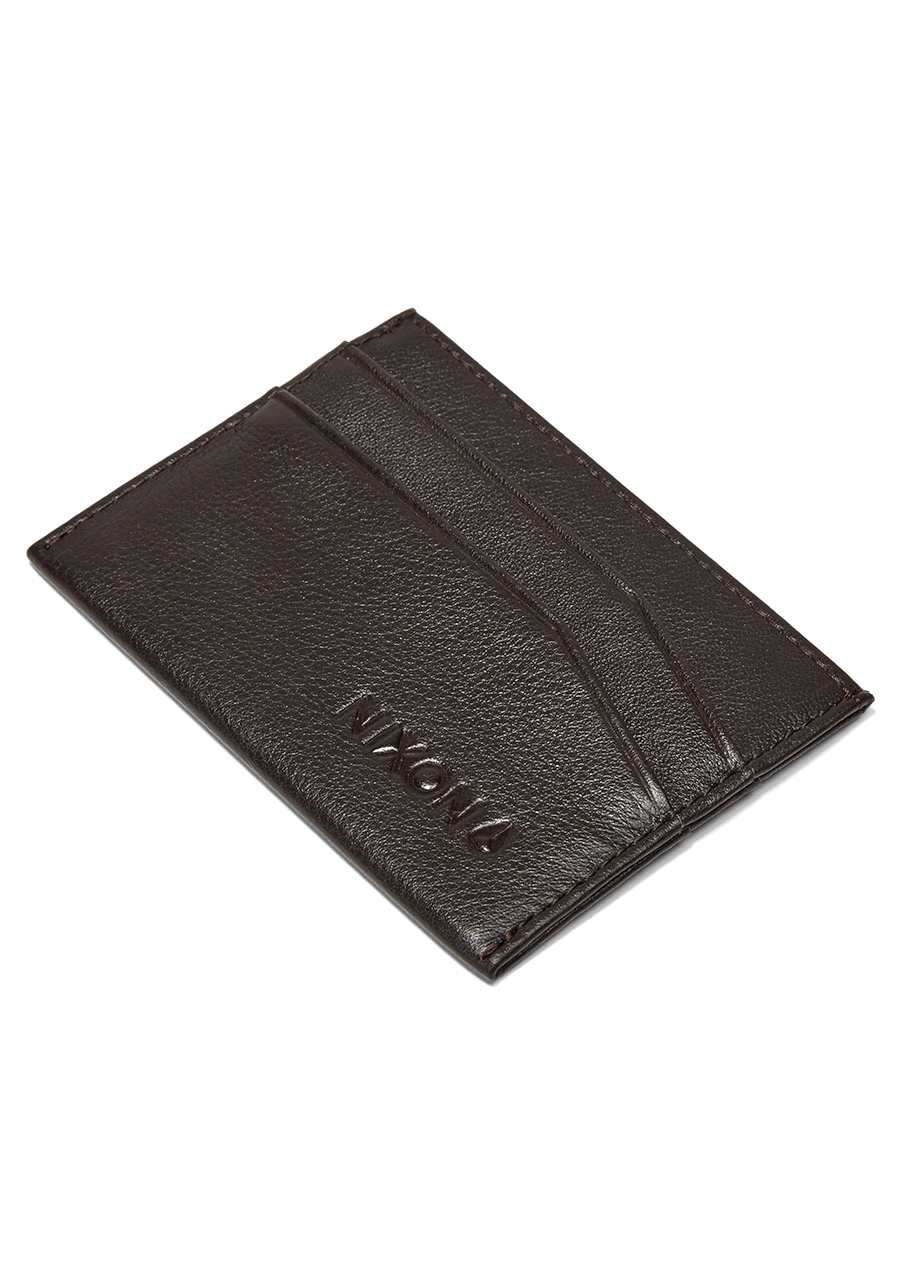 Premium Flaco Genuine Leather Card Wallet - Slim RFID Blocking Brown Wallet for Men & Women | Perfect for Travel, Business & Everyday Use