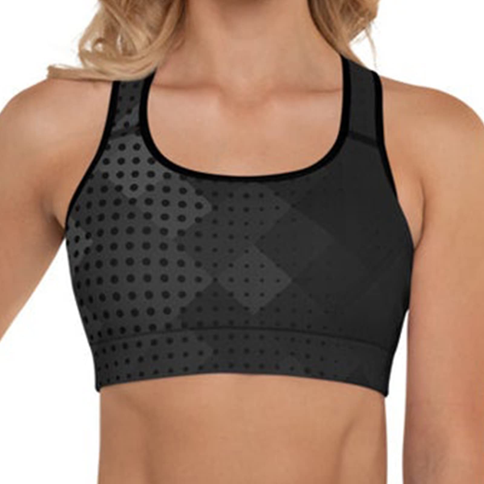 Women's Sexy Green Printed Tank Top - Breathable Sports Blouse for Workout, Yoga & Activewear - Perfect for Gym, Running & Casual Wear